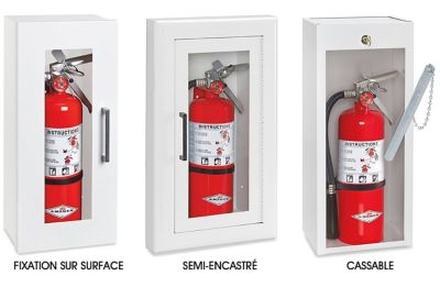 Armoires en acier pour extincteur
