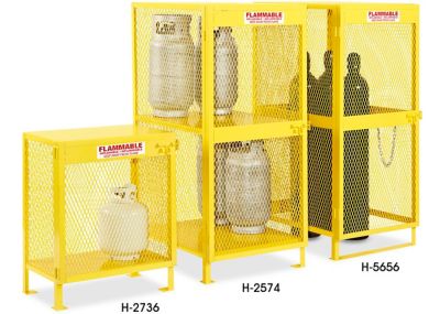 Armoires en acier pour bouteilles à gaz