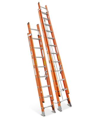 Extension Ladders, Fiberglass Extension Ladders in Stock ULINE