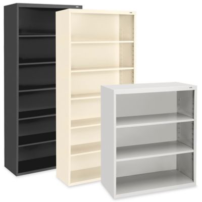 Metal Bookcases, Black Metal Bookcases, Steel Bookcases in Stock ULINE.ca