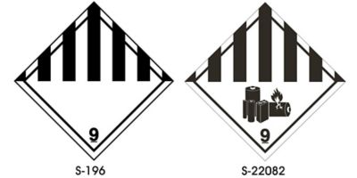 Hazard Class 9 D.O.T. Labels