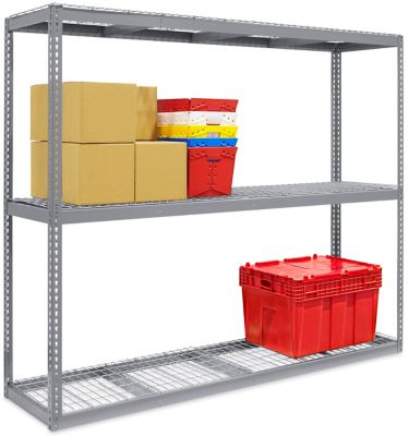 Wide Span Storage Racks - Wire Decking