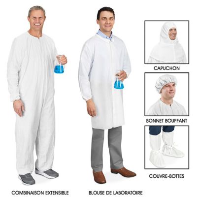 Vêtements de protection pour salle blanche