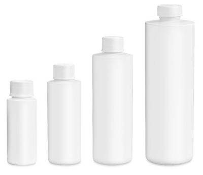 Bouteilles cylindriques – Blanc