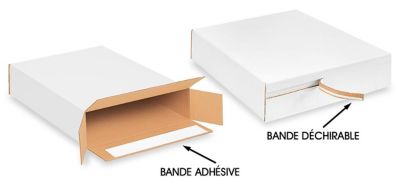 Uline – Boîtes à chargement latéral faciles à sceller