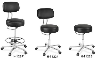 Tabourets de laboratoire en vinyle