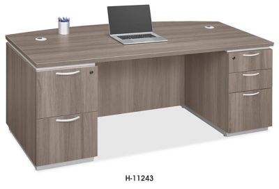 Downtown Executive Office Desks in Stock - ULINE