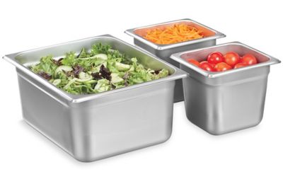 Stainless Steel Steam Table Pans in Stock ULINE
