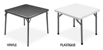 Tables à cartes pliantes