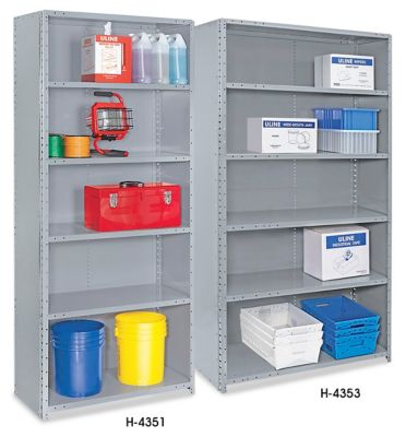 Rayonnage industriel clos en acier