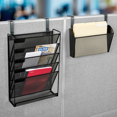 Wire Mesh Wall-Mount File Organizers