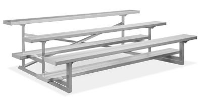 Aluminum Bleachers, Stadium Bleachers in Stock - ULINE