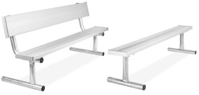 Bancs en aluminium