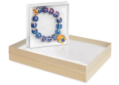 Boîtes à bijoux à couvercle transparent