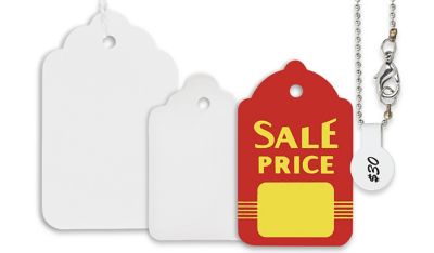 Étiquettes pour marchandise