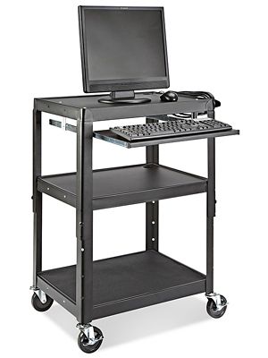 Mobile Computer Carts, Mobile Workstation Carts in Stock - ULINE