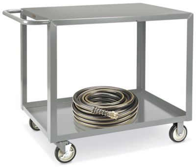 Uline Welded Steel Flat Shelf Carts