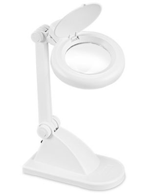 Loupe à éclairage de bureau