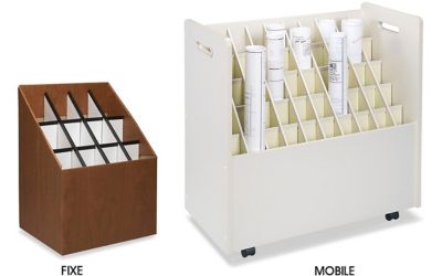 Entreposage de rouleaux