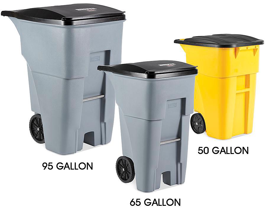 Trash Cans with Wheels