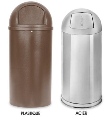 Poubelles – Couvercle à dôme