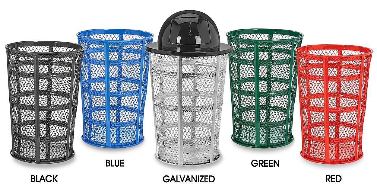 Wire Mesh Trash Cans