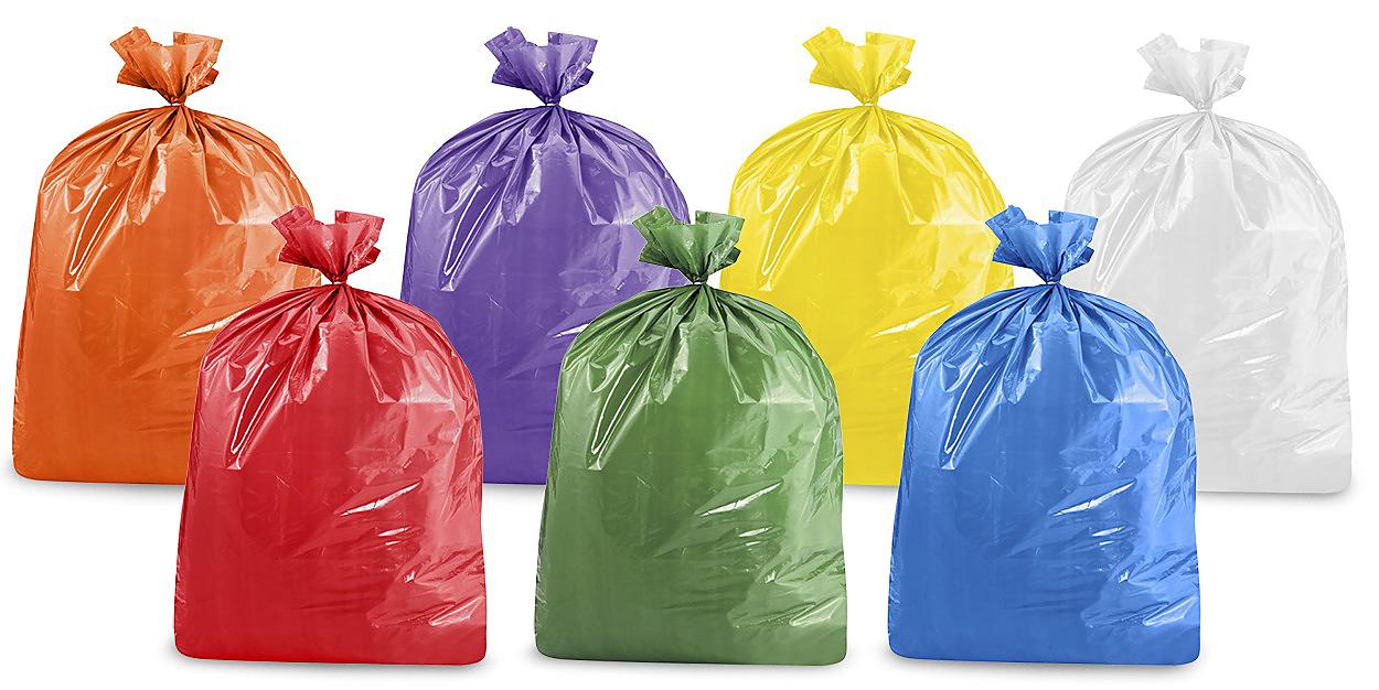 Colored Trash Liners