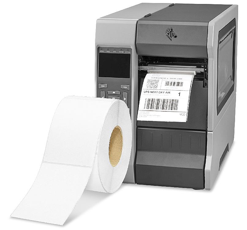 Industrial Direct Thermal Labels - White