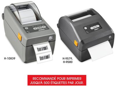 Zebra – Imprimantes de code à barres thermiques directes de table