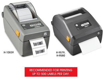 Zebra Direct Thermal Desktop Barcode Printers in Stock ULINE