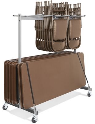Socle roulant combiné pour chaises et tables