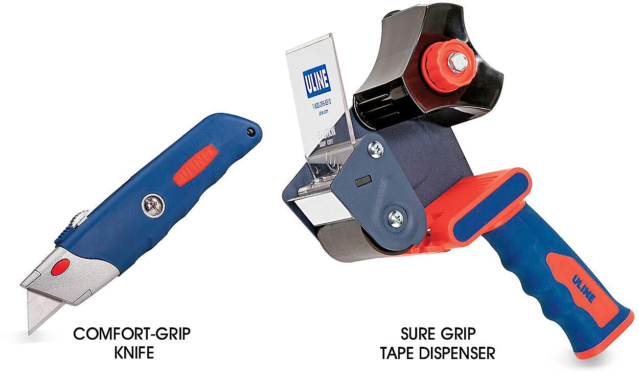 Sure Grip Knife and Tape Dispenser Combo