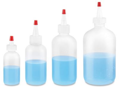 Boston Round Squeezable Bottles