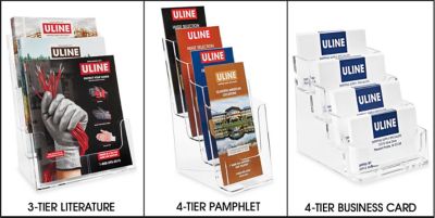 Tiered Brochure Holders