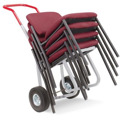 Diable de manutention pour chaises empilables