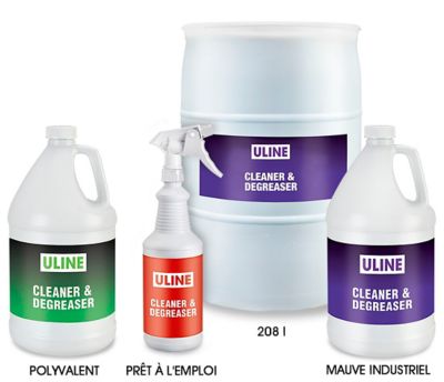 Uline – Nettoyants industriels
