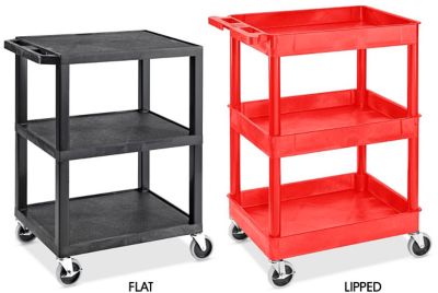3Shelf Utility Carts in Stock ULINE