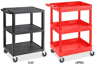 Uline 3-Shelf Utility Carts