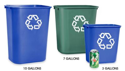 Bacs de recyclage pour bureau
