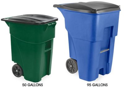 Bacs de recyclage à roues