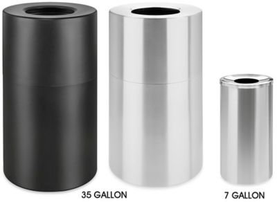 Lobby Trash Cans