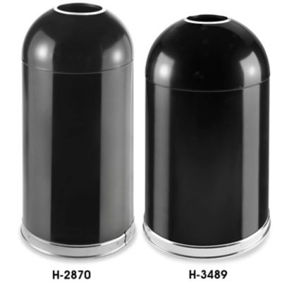 Poubelles à dessus ouvert