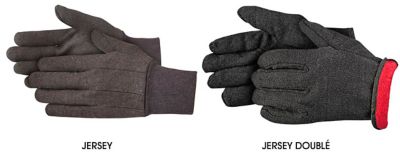 Gants en jersey de coton