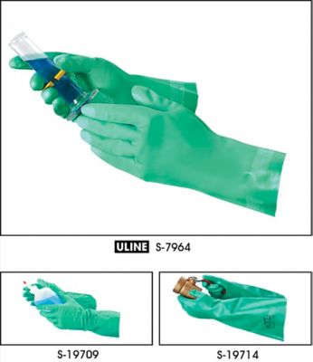 Gants en nitrile résistant aux produits chimiques