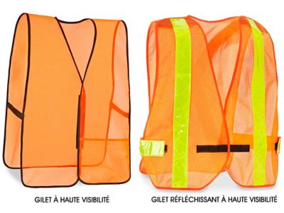 Gilets de sécurité tout usage à haute visibilité