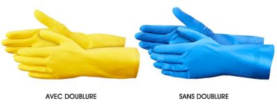 Gants en latex résistant aux produits chimiques