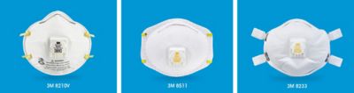 3M – Respirateurs industriels avec soupape