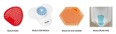 Rejillas para Mingitorios