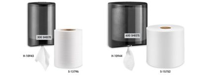 EZ Pull Paper Towels and Dispenser in Stock ULINE