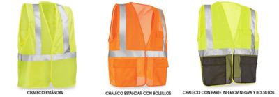 Chalecos de Seguridad de Alta Visibilidad Clase 2